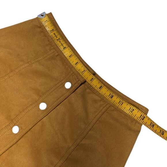 H&M DIVIDED Faux Suede Snap Front Skirt - Picture 9 of 9